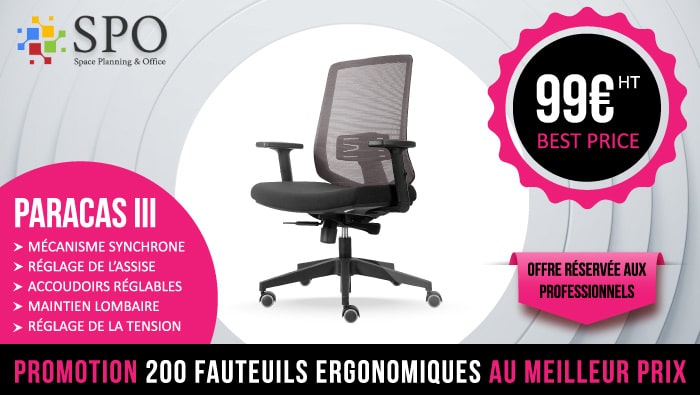 Fauteuil de bureau Paracas 3 Offre Direct d&rsquo;Usine 99€